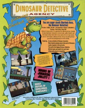 Dinosaur Detective Agency box cover back